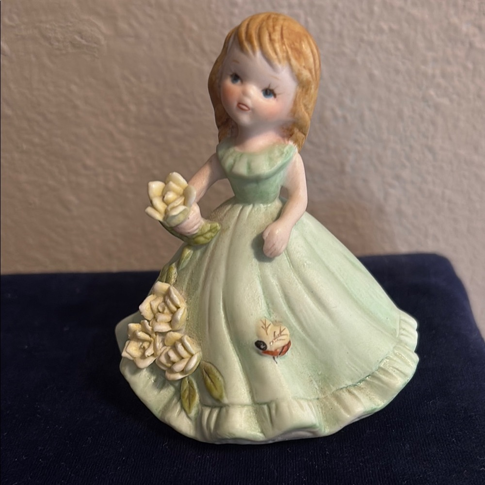 Charming Figurine with Flowers George Good Corp